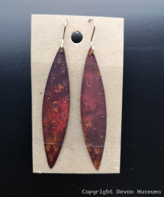long drop copper earing product photo